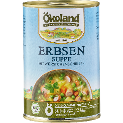 Produktfoto zu Erbsensuppe mit Würstchenscheiben