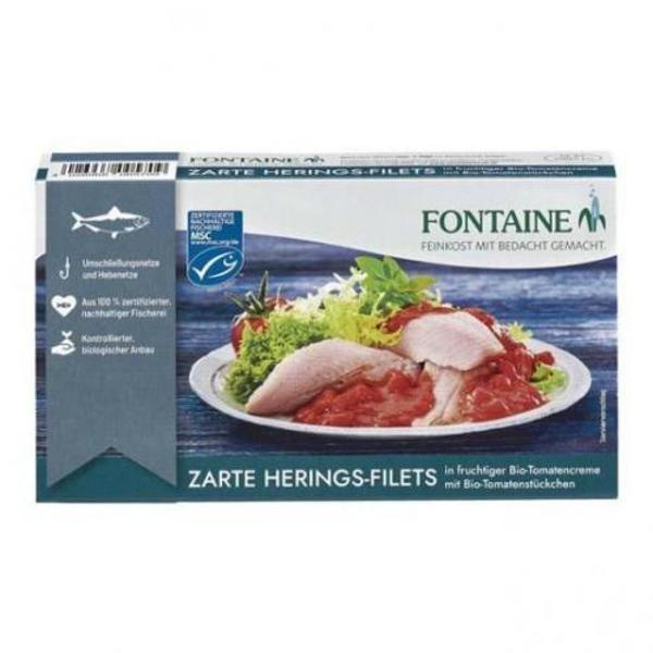 Produktfoto zu Zarte Heringsfilets in Tomatencreme