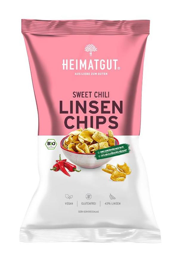 Produktfoto zu Heimatgut Linsen Chips Sweet Chili