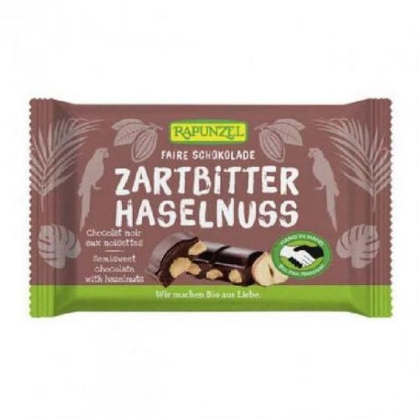 Produktfoto zu Zartbitter Schokolade mit Haselnuss 60%