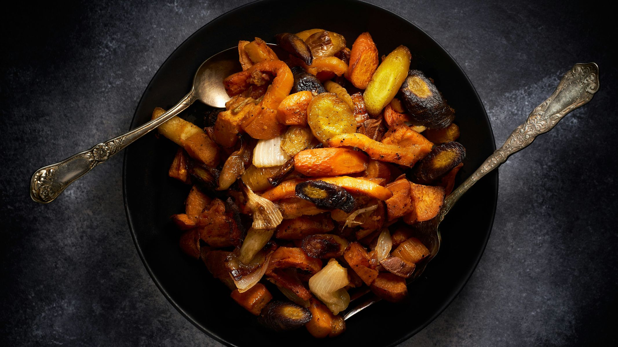 Rezeptbild für Glasierte Herbstrübchen mit Möhren und Kartoffeln