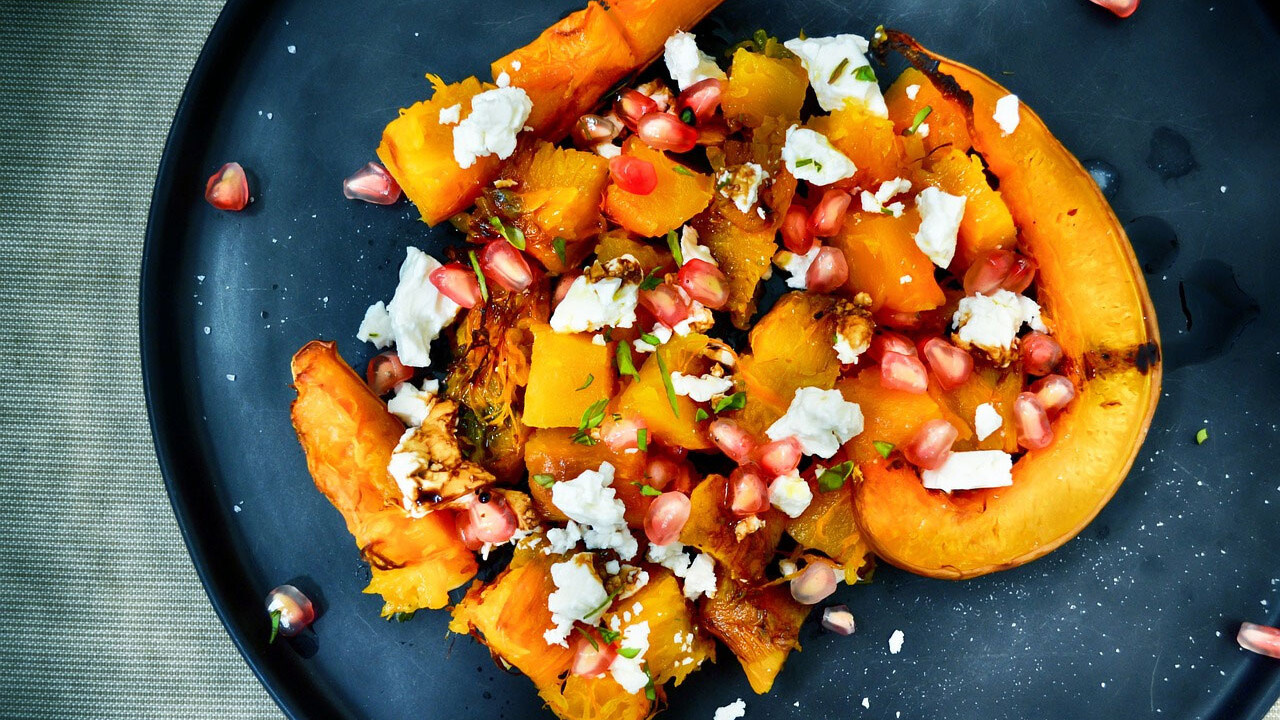 Rezeptbild für Gebackene Süßkartoffeln mit Schafskäse