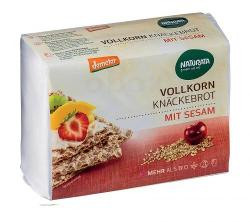 Produktfoto zu Vollkorn-Knäckebrot mit Sesam