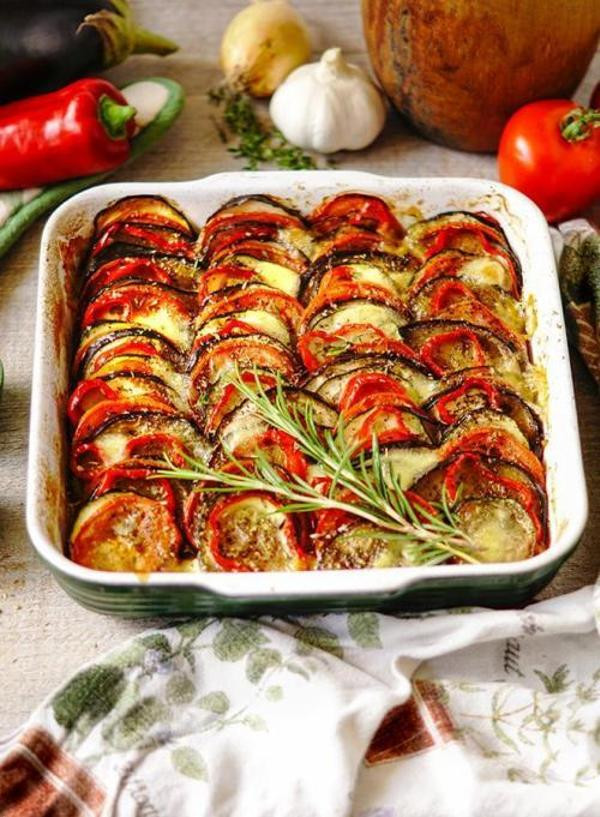 Produktfoto zu Ratatouille-Gemüse mit Mozzarella