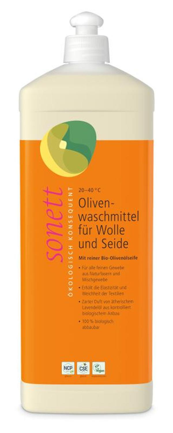 Produktfoto zu Oliven Waschmittel Wolle Seide