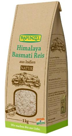 Produktfoto zu Basmati Reis natur, 1 kg