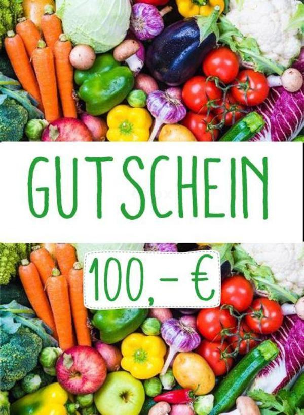 Produktfoto zu Gutschein 100,- €