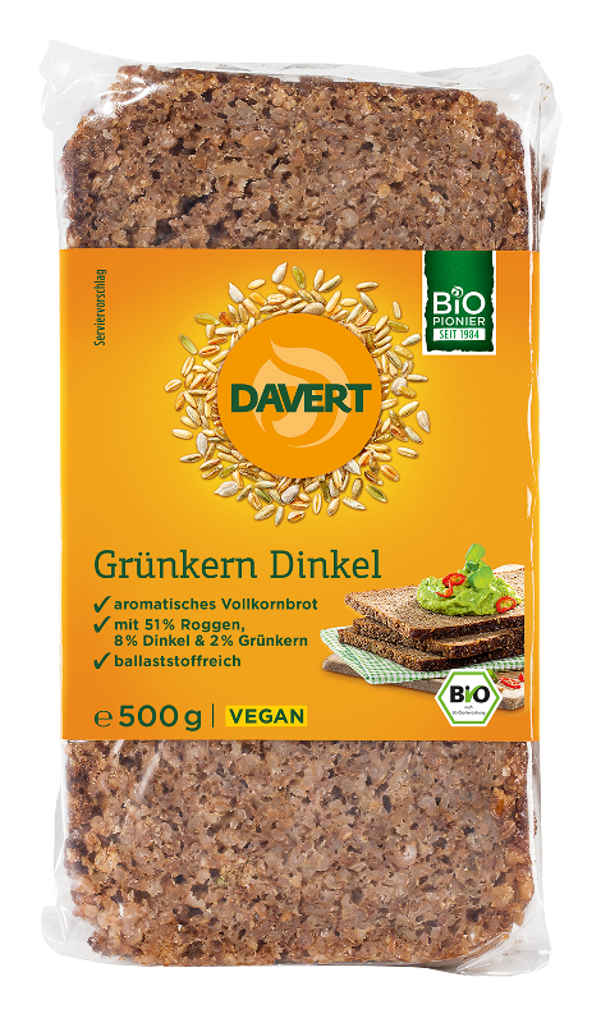 Produktfoto zu Grünkern-Dinkelbrot