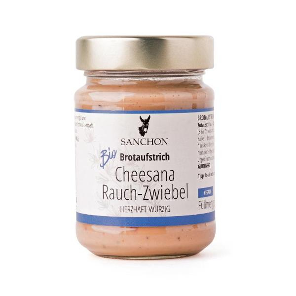 Produktfoto zu Brotaufstrich Cheesana Rauchzwiebel