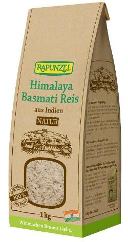 Produktfoto zu Basmati Reis natur, 1 kg