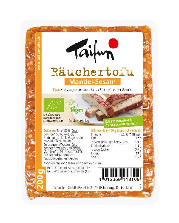 Produktfoto zu Räuchertofu Mandel-Sesam