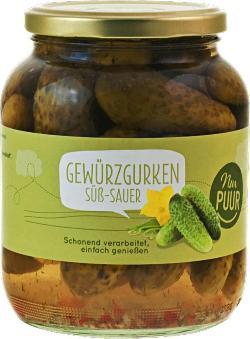 Produktfoto zu Gewürzgurken süßsauer