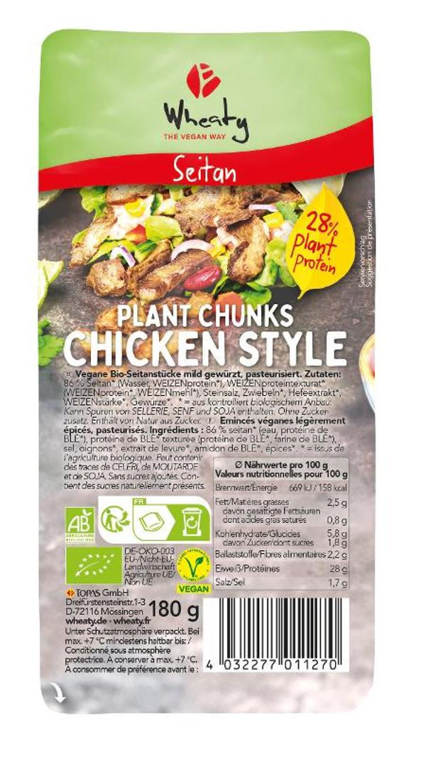 Produktfoto zu Wheaty Chicken Chunks