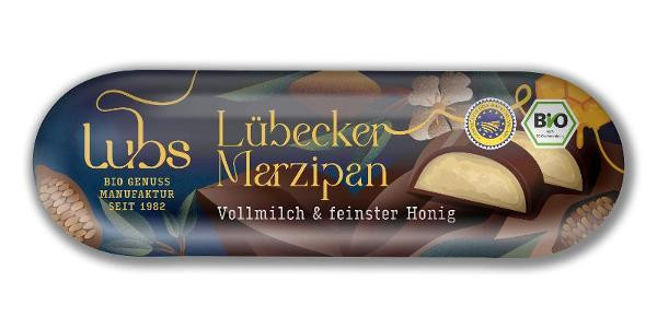 Produktfoto zu Marzipanbrot Vollmilchschokola