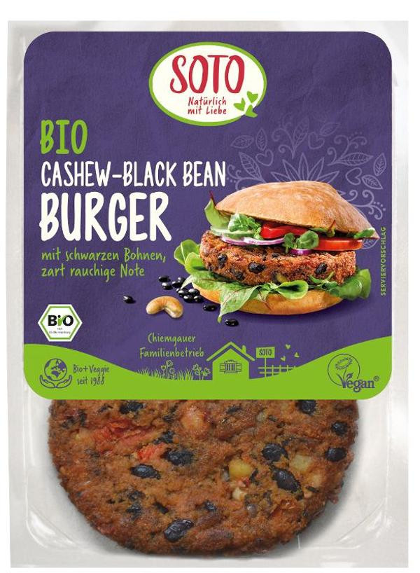 Produktfoto zu Cashew Black Bean Burger