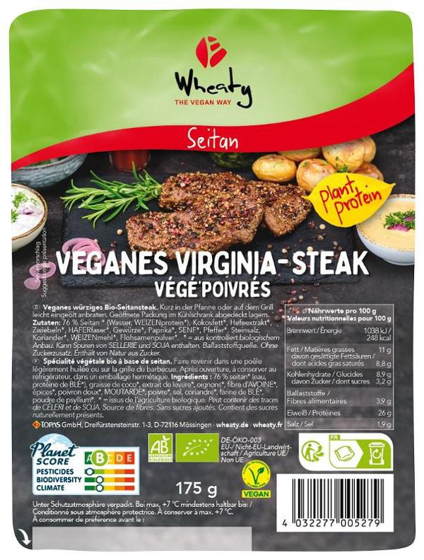 Produktfoto zu Veganes Virginia-Steak