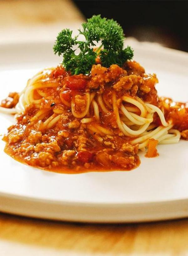 Produktfoto zu Vegetarische Bolognese mit Soja-Schnetzel