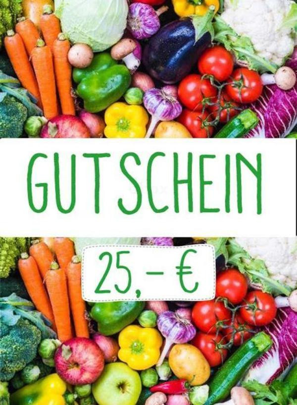 Produktfoto zu Gutschein 25,- €