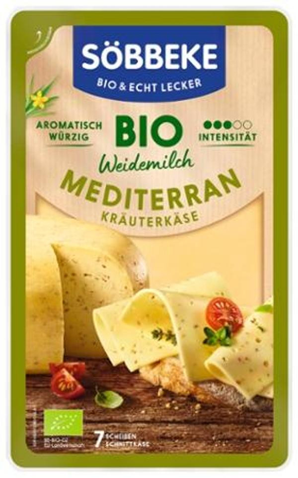 Produktfoto zu Mediterran Kräuterkäse Scheiben