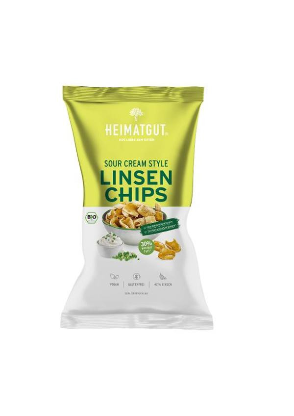 Produktfoto zu Heimatgut Linsen Chips Sour Cream Style