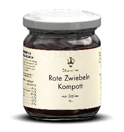 Produktfoto zu Rote Zwiebeln Kompott von Sizilien